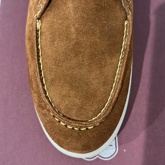 SUEDE Bruno Magli NWT in BOX Brown Suede Loafer NEVER WORN - Picture 6 of 7